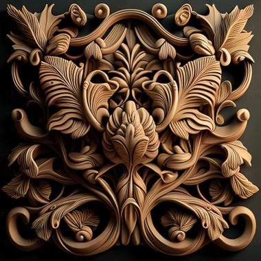 3D model ornate (STL)